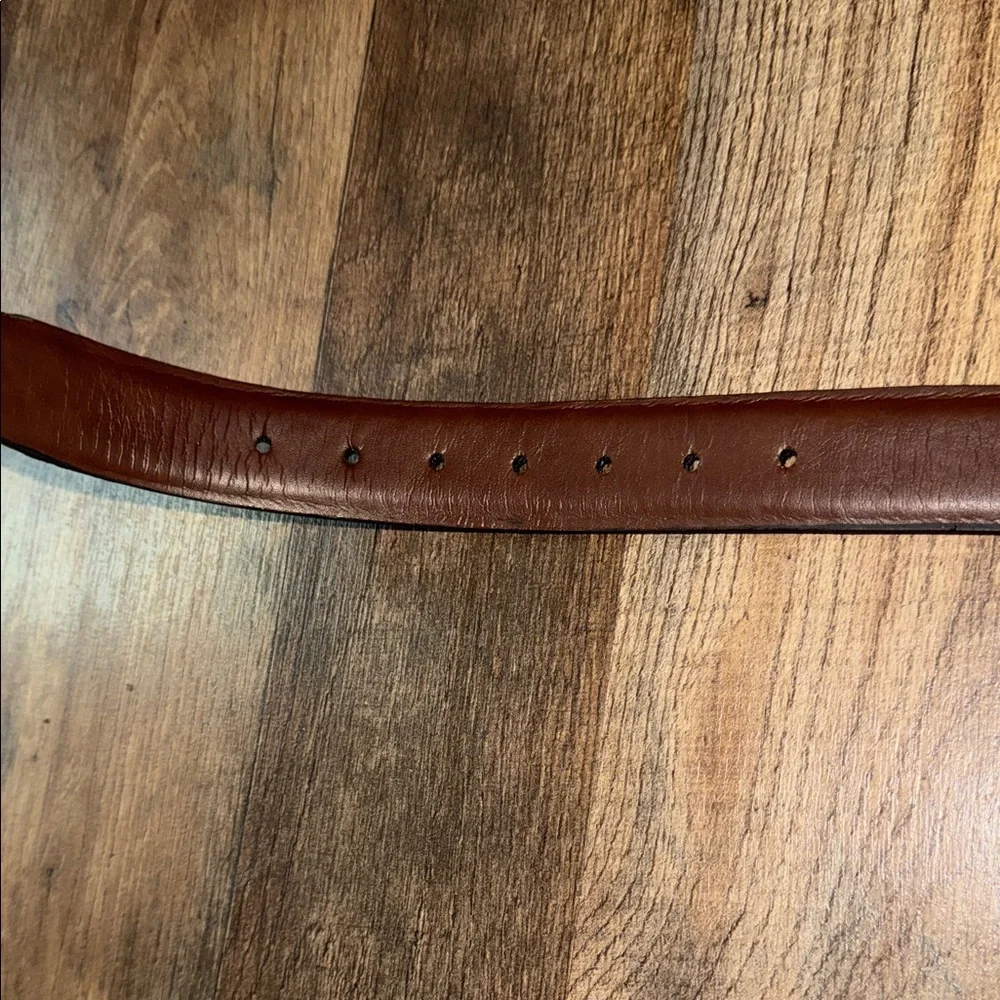 Boys Black/Brown Reversible Leather Belt Small
